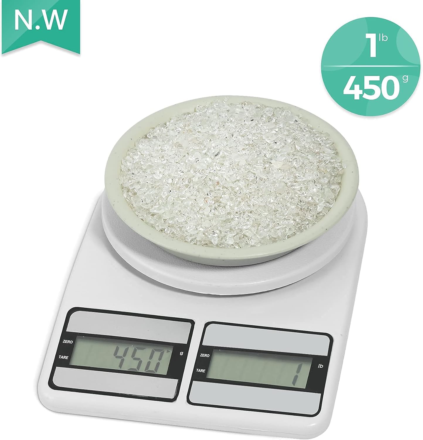T4U Succulent Pot and Crystal Quartz 1 lb
