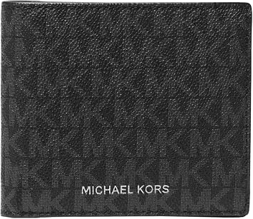 Michael Kors Mens Hudson Billfold With ID, Black, One Size