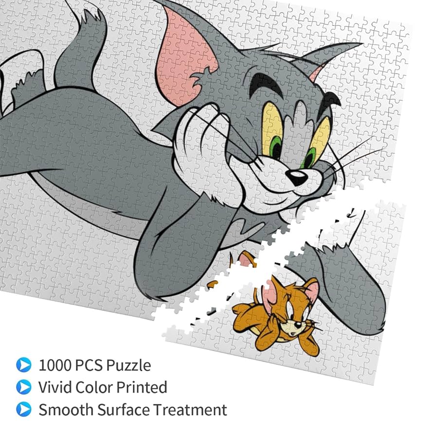 トムジェリ　1000ピースジグソーパズル Amazon.co.jp: トムとジェリー ジグソーパズル 木製 1000ピース