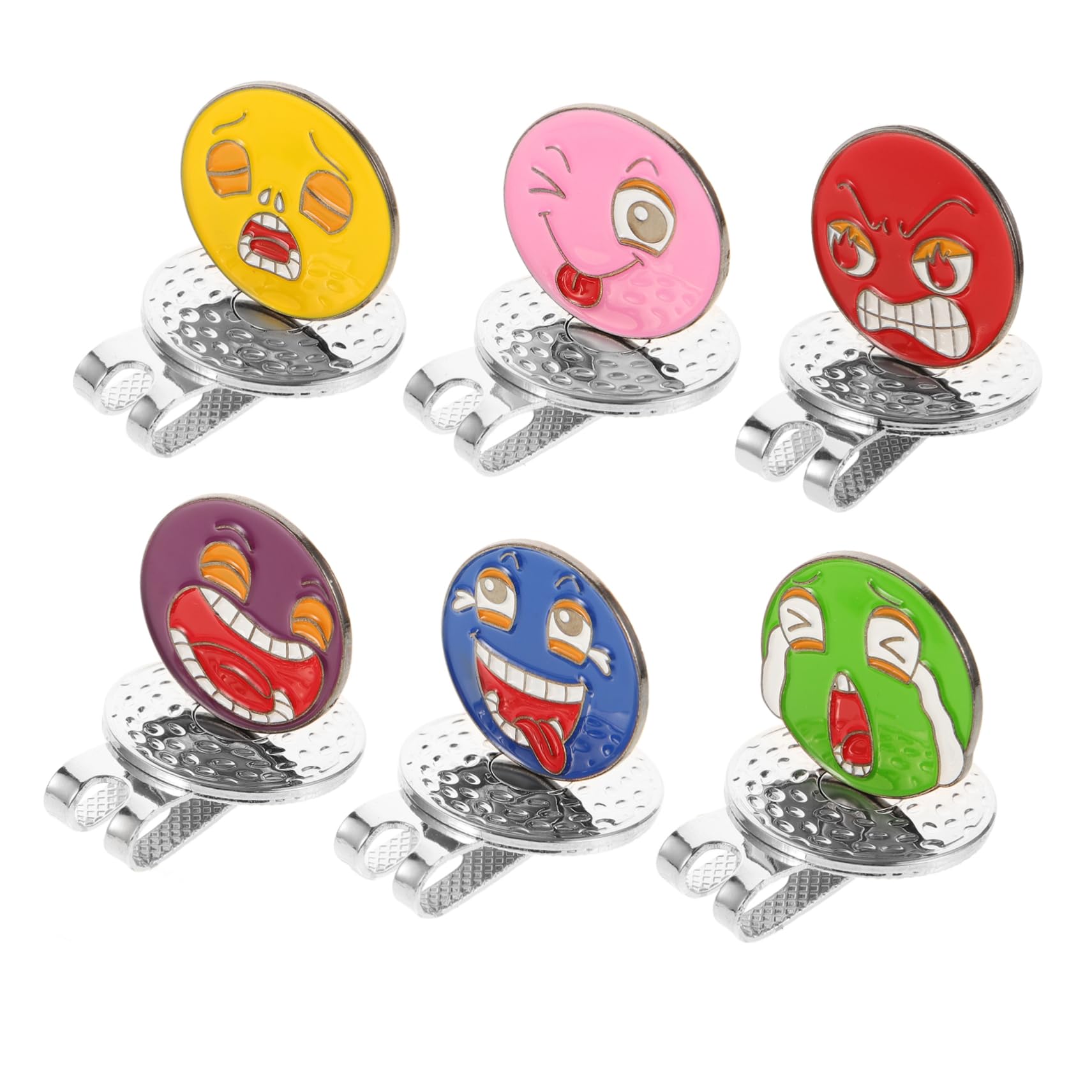 VANZACK Golfhut-Clip Kappen Golfball Golfzubehör Ballmarker Dekorativer Golfmarker Tragbarer Golfmarker Praktischer Golfmarker Golf-Marker-Hut-Clip Dekorative Golfmarker