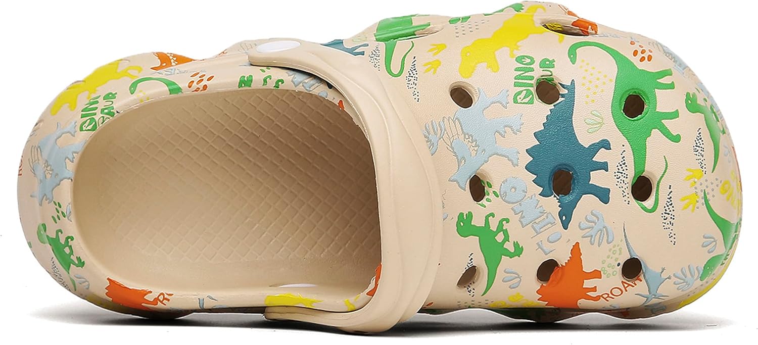 INMINPIN Kids Cute Clogs Cartoon Garden Shoes Boys Girls Slides Slippers Indoor Outdoor Children Water Shower Beach Pool Sandals - Image 3