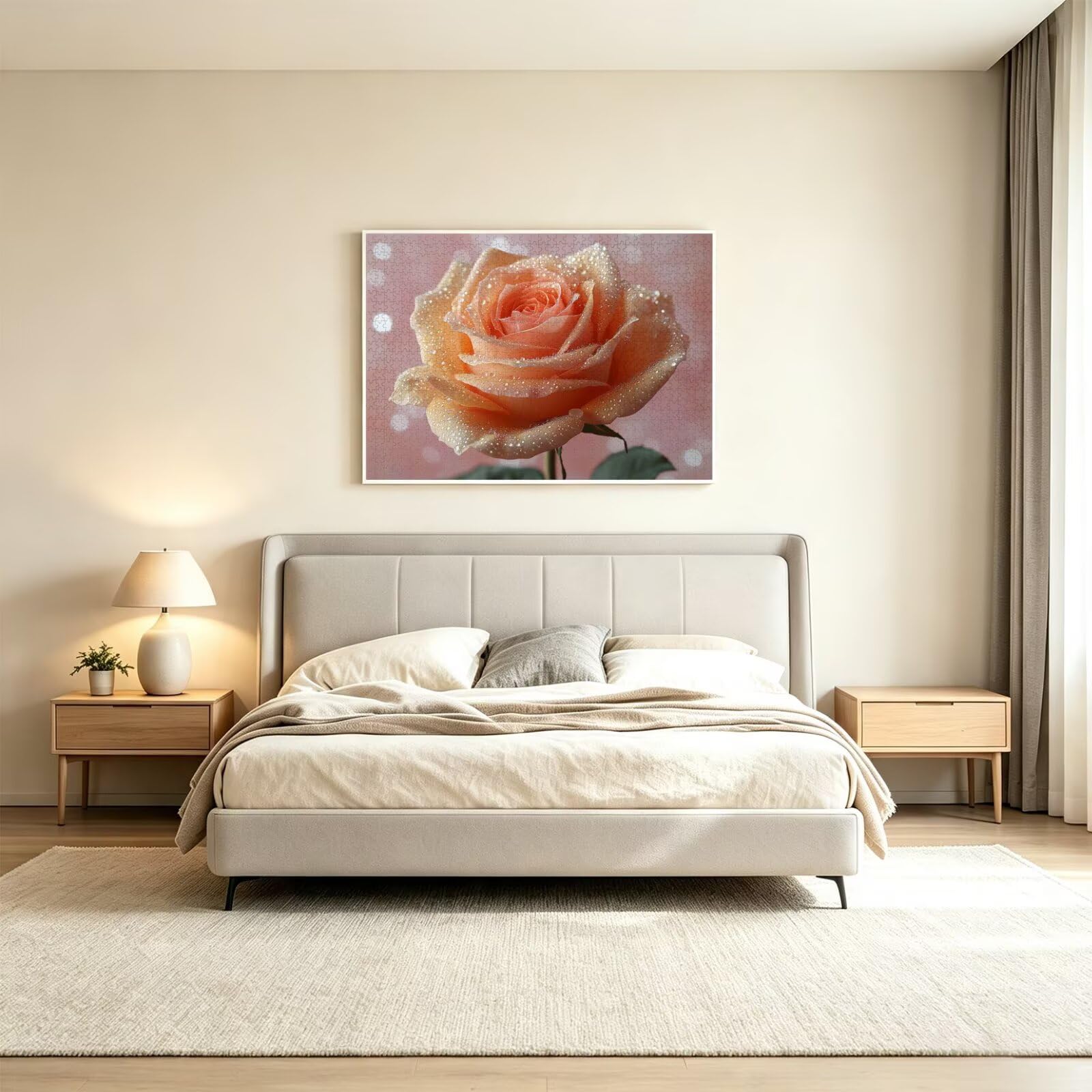 5000 sztuk puzzli dla dorosłych, gry rodzinne, roślina róża, n-875