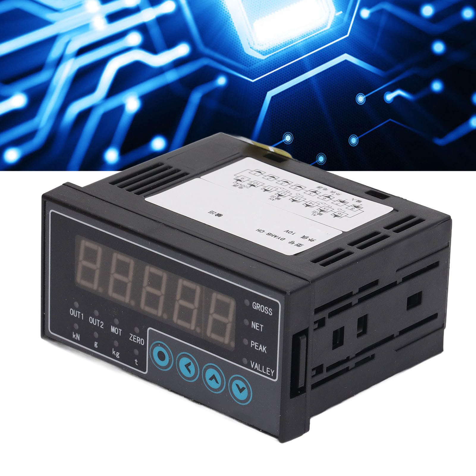 Controlador De Celda De Carga De Alta Precisión Indicador De Peso Con Seguimiento Automático Punto Cero Para Visualización De Peso En Tiempo Real Microcomputadora