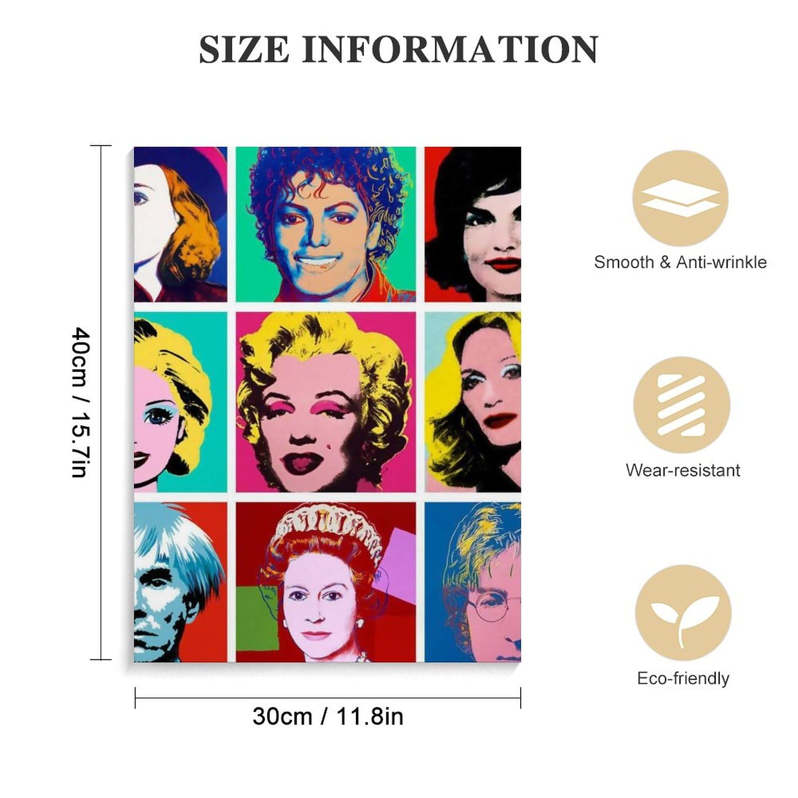 Amazon.co.jp: アートパネル アンディ ウォーホル キャンバス絵画 装飾
