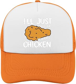 I'll just Have The Chicken tenders Lids Hats for Men Light Weight Cap