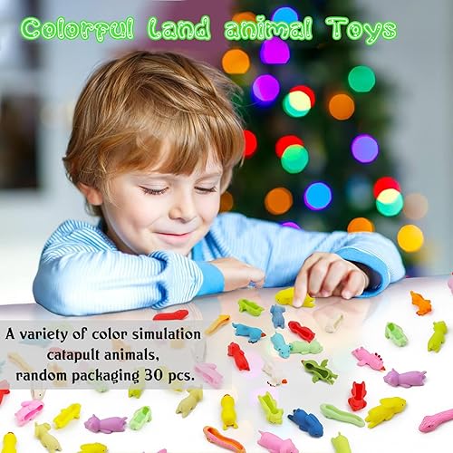 Miniatura 5 de 30 juguetes de dedos de animales con tirachinas, juguetes de catapulta tan divertidos como pollo tirachinas, formas lindas, más colores, ideales