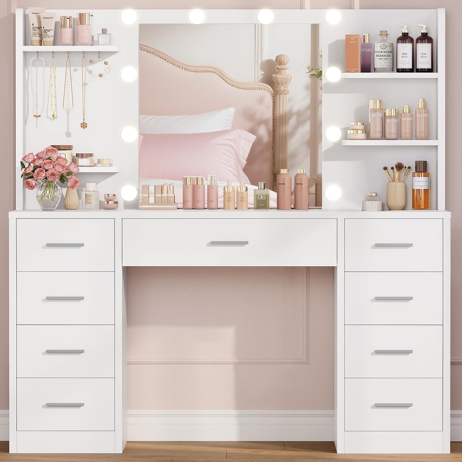 TEENFON Badezimmerschrank,