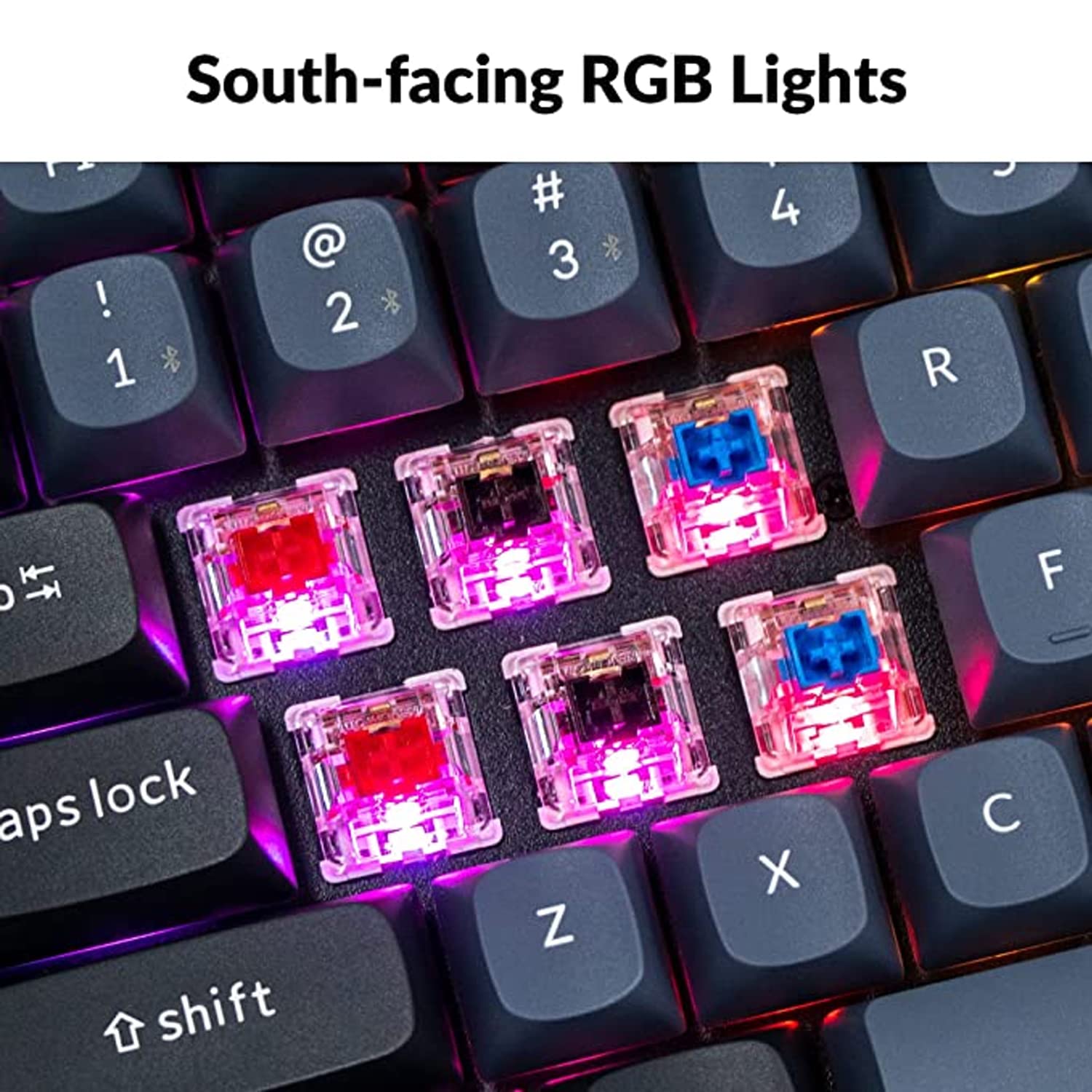 Keychron V6 Cablede Teclado Mecánico Personalizado con Perilla, Full-Size QMK/Via Macros Programable, Hot-swappable Keychron K Pro Brown Switch para Mac Windows, Frosted Black (ES Layout)