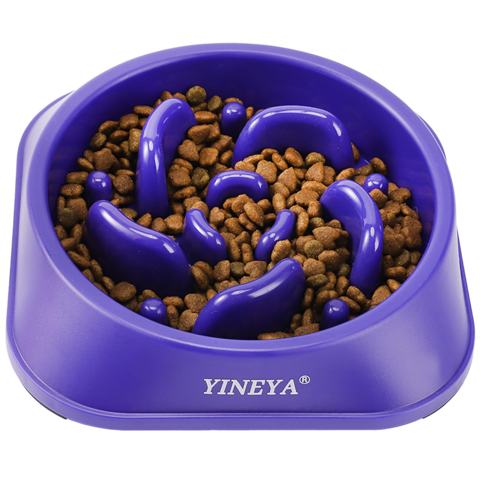 YINEYA Ciotola anti Ingozzamento, Ciotole per Cani Anti Ingozzamento, Anti-Ingozzo Interattivo con Labirinto,Ciotola cane anti Ingozzamento per Razze Medie