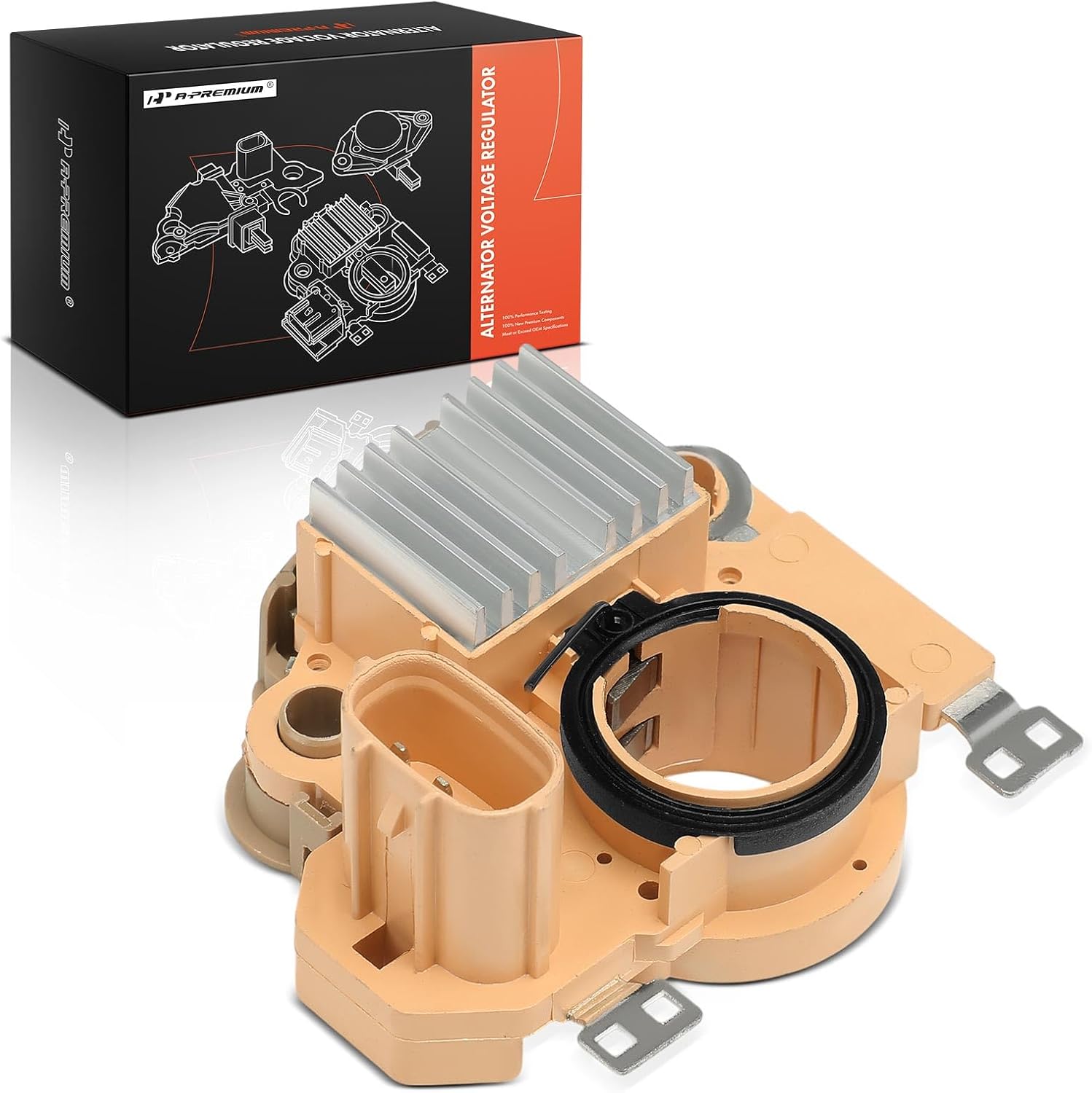 A-Premium Alternator Voltage Regulator Compatible with Honda Civic 1996-2000 & Acura EL 1997-2000, 1.6L, 14.7V A-Circuit 14.7 Vset