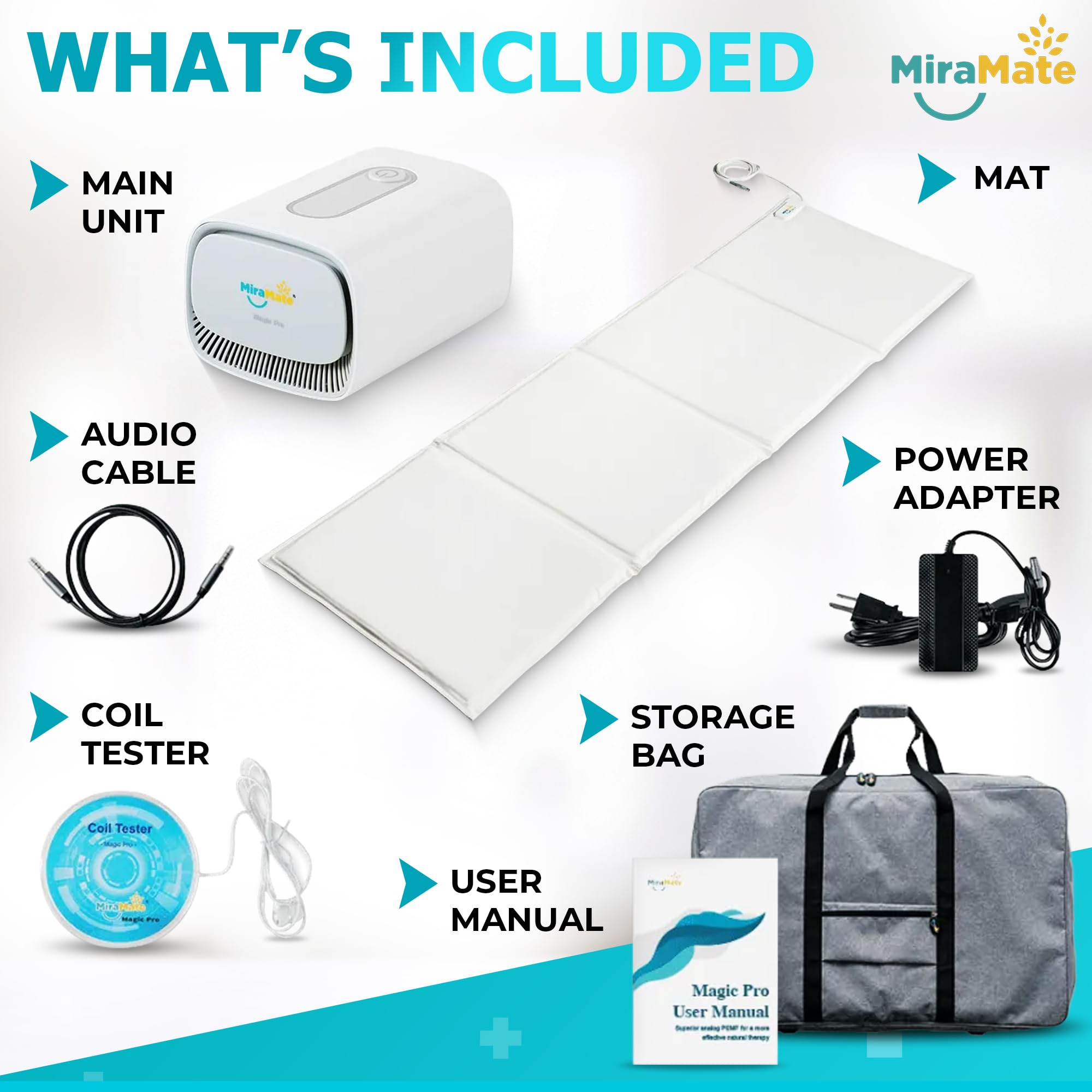 MiraMate Magic Pro - Analog Magnetic Field Therapy Device for 