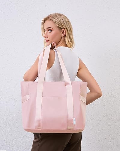 Miniatura 6 de Prite Bolsa de mano para mujer, bolsa de fin de semana con compartimento para laptop para trabajo, enfermera, viajes, gimnasio
