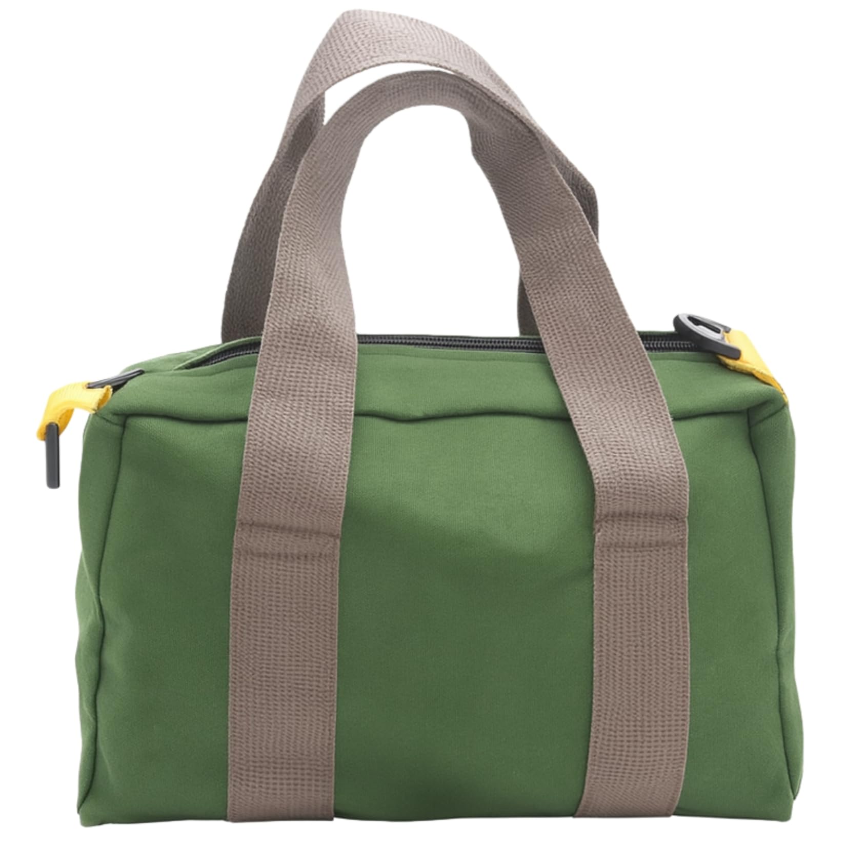 12 Inch Wide Mouth Tool Bag, Heavy Duty Canvas Tool Storage Bag, Large Capacity Handbag, Multi-function Tool Organizer Tote Bag for Storage Wrenches Pliers (Green, 12 Inch)