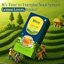 Winty Exquisite Lemon Green Tea – Pack of 2 (30 Bags Each) | Aromatic Blend Lemon & Peach | For Body Detox, Immunity and Weight Management | Herbal Tea Bags | Low Caffeine | No Preservatives gallery image