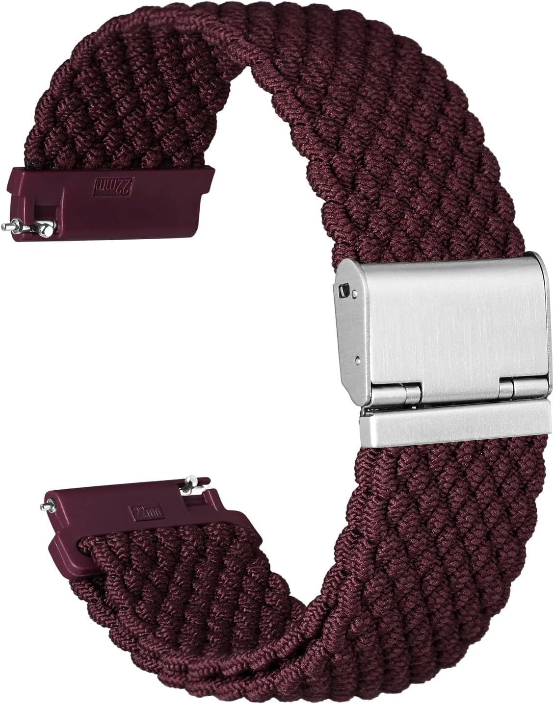 – Braided Nylon Watch Straps, Quick Release Replacement Watch Bands, Adjustable Buckle, 16mm 17mm 18mm 19mm 20mm 21mm 22mm