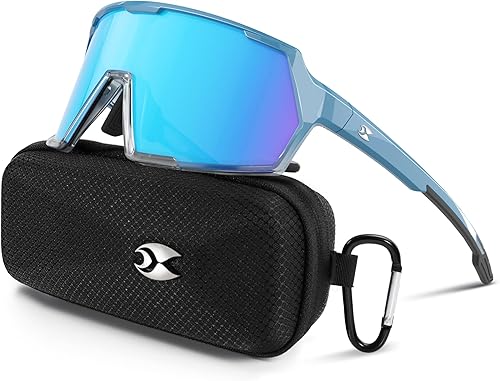 suoso Gafas de sol deportivas de ciclismo para hombre protección UV400, gafas de sol para jóvenes, para ciclismo, correr, béisbol, sóftbol