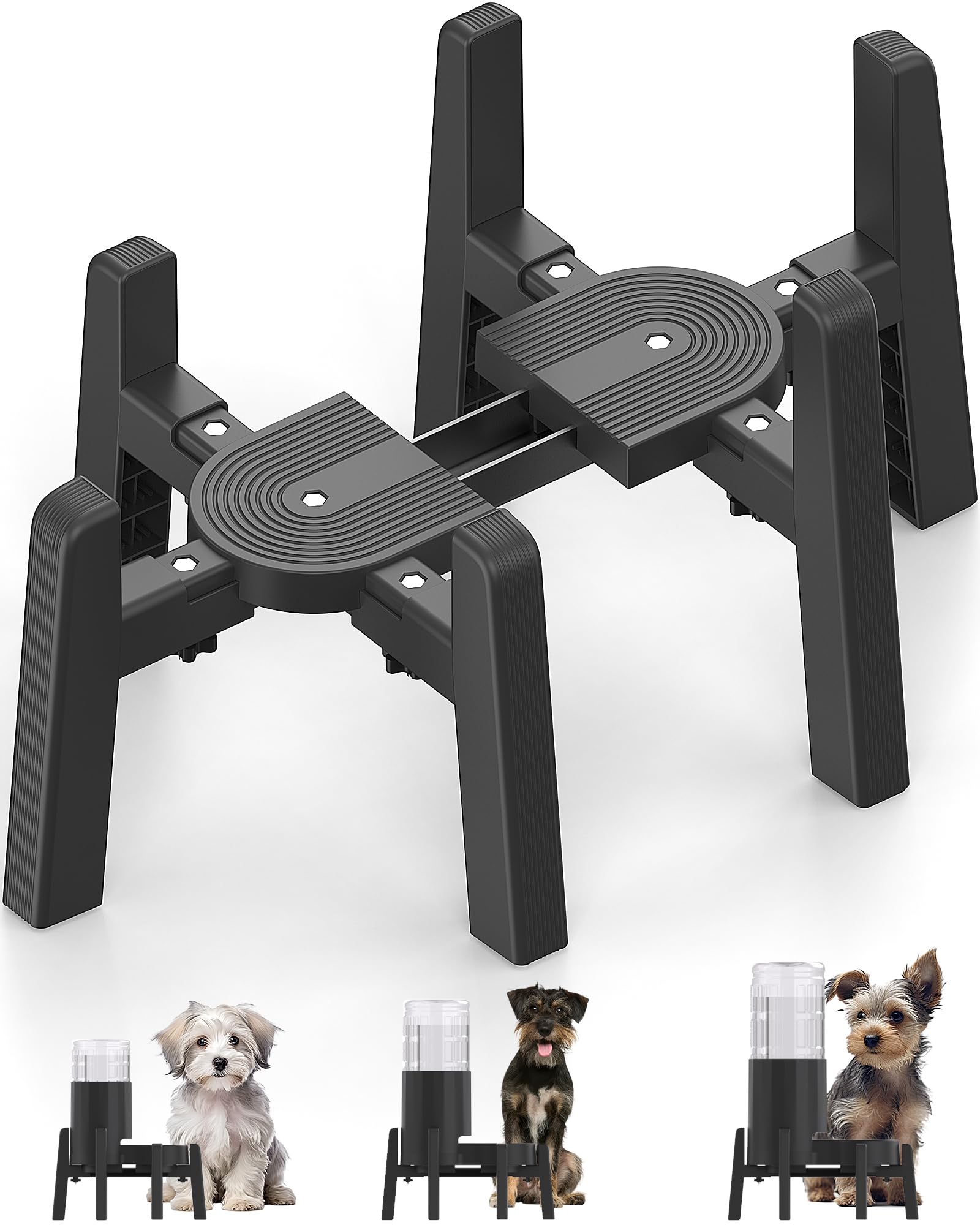CZPET Dog Water Dispenser Stand, Pet Automatic Feeder Holder [Stand Only]