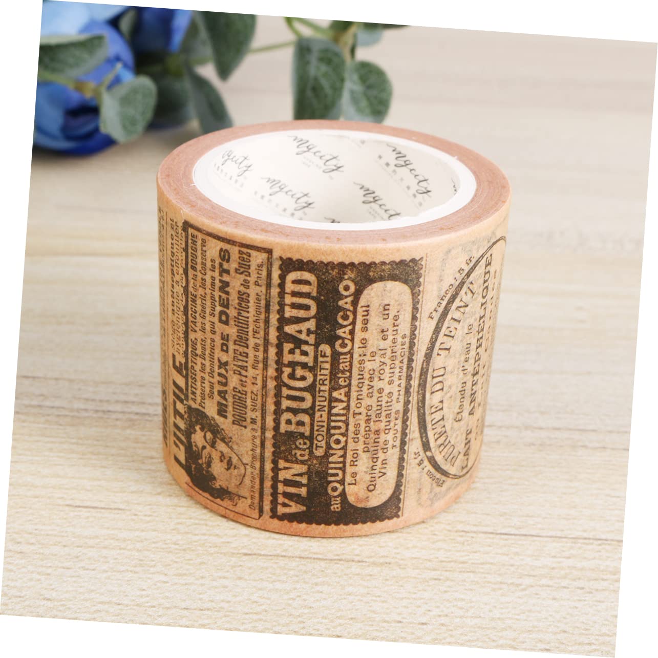 Nastro Washi Gotico Retrò per Diario DIY e Scrapbooking | Carta Giapponese, Aspetto Colorato, per Stationery e Craft, Stile Elegante e Fashion