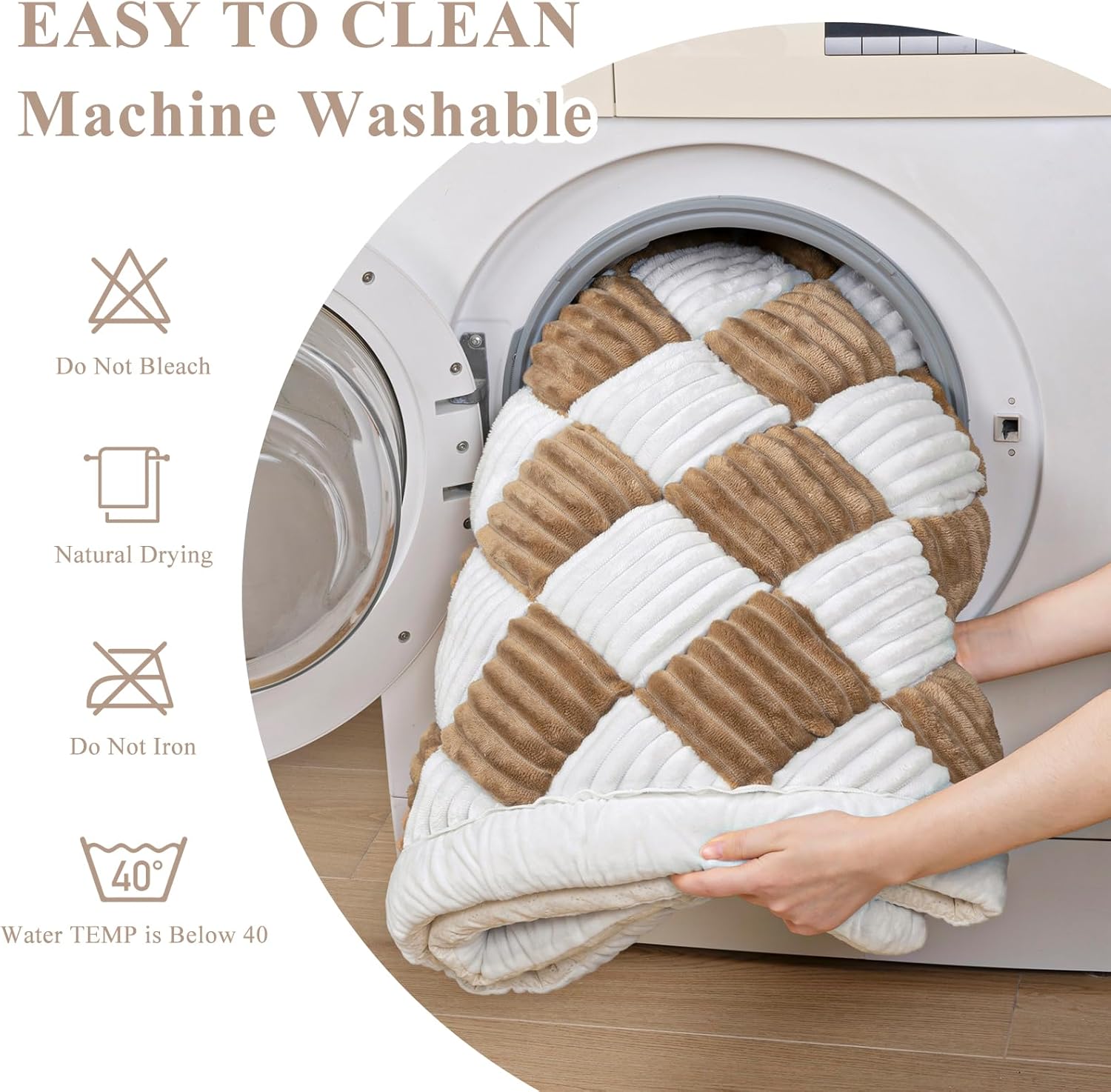 Vaukki Couch Cover for Dogs Washable, Non Slip Dog Sofa Pad Topper, Fuzzy Pet Sofa Cover for 3 Cushion Couch Pet Friendly, Furniture Protector Dog Bed Mat for Large Dogs (27.6''x82.7'', Coffee)