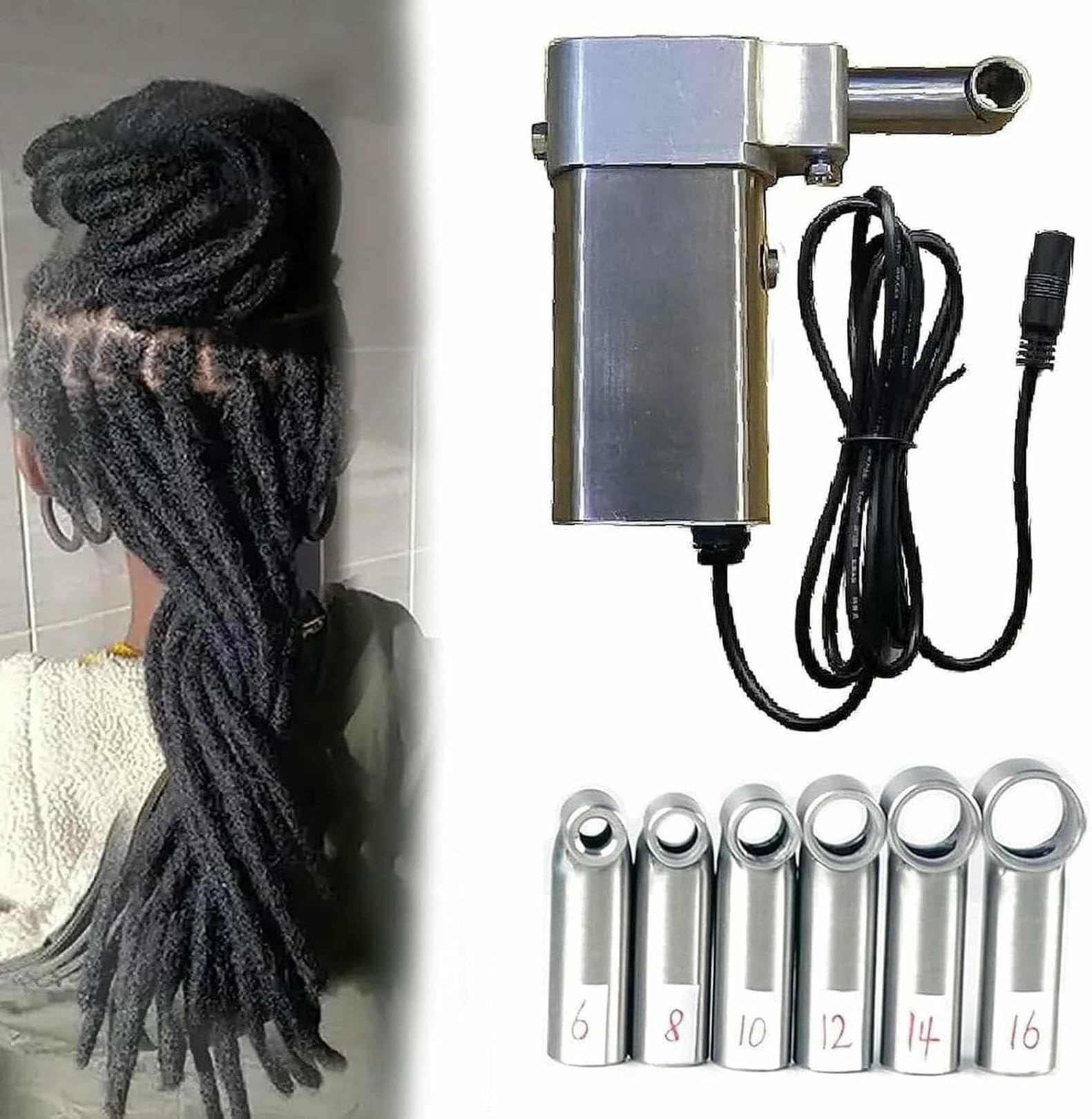 Machine à dreadlocks portable pour créer des tresses parfaites à la maison