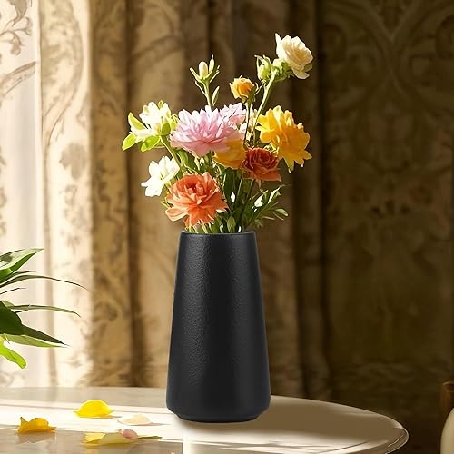 Miniatura 4 de Jarrón simple para flores y plantas, jarrones mate para estante de mesa moderno, decoración del hogar, decoración bohemia de boda, jarrón de