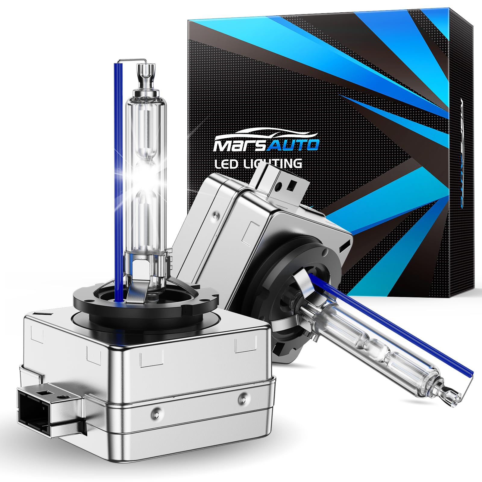 Marsauto D1S HID Bulbs 6000K Cold White (2-Pack)