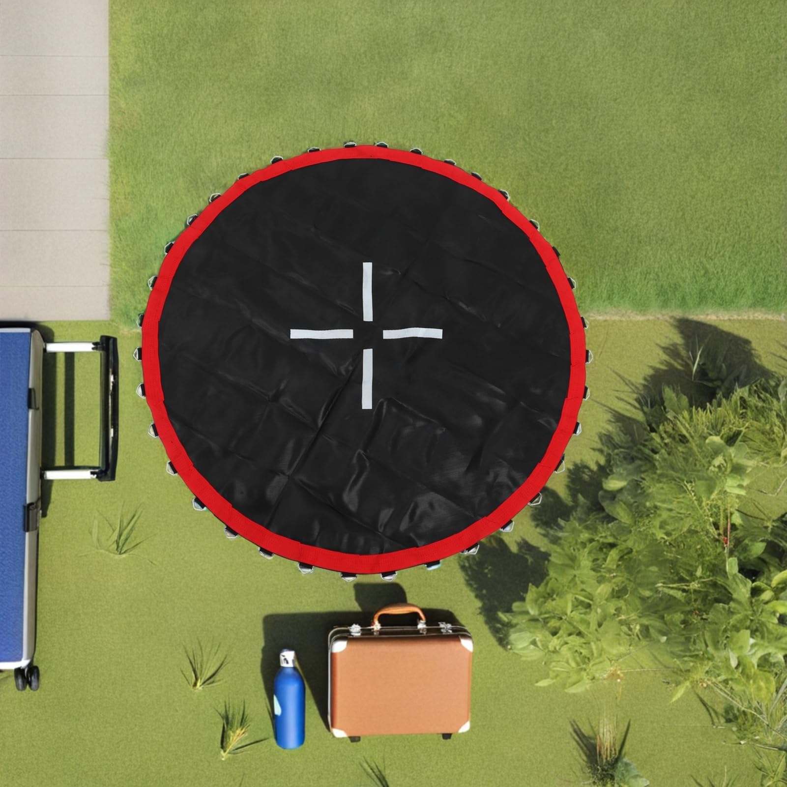 Tappeto Elastico per Trampolino Sostituzione Resistente per Fitness all Aperto Materiale Durevole Installazione Rapida Superficie in Rete Traspirante capacità di Peso Certificata