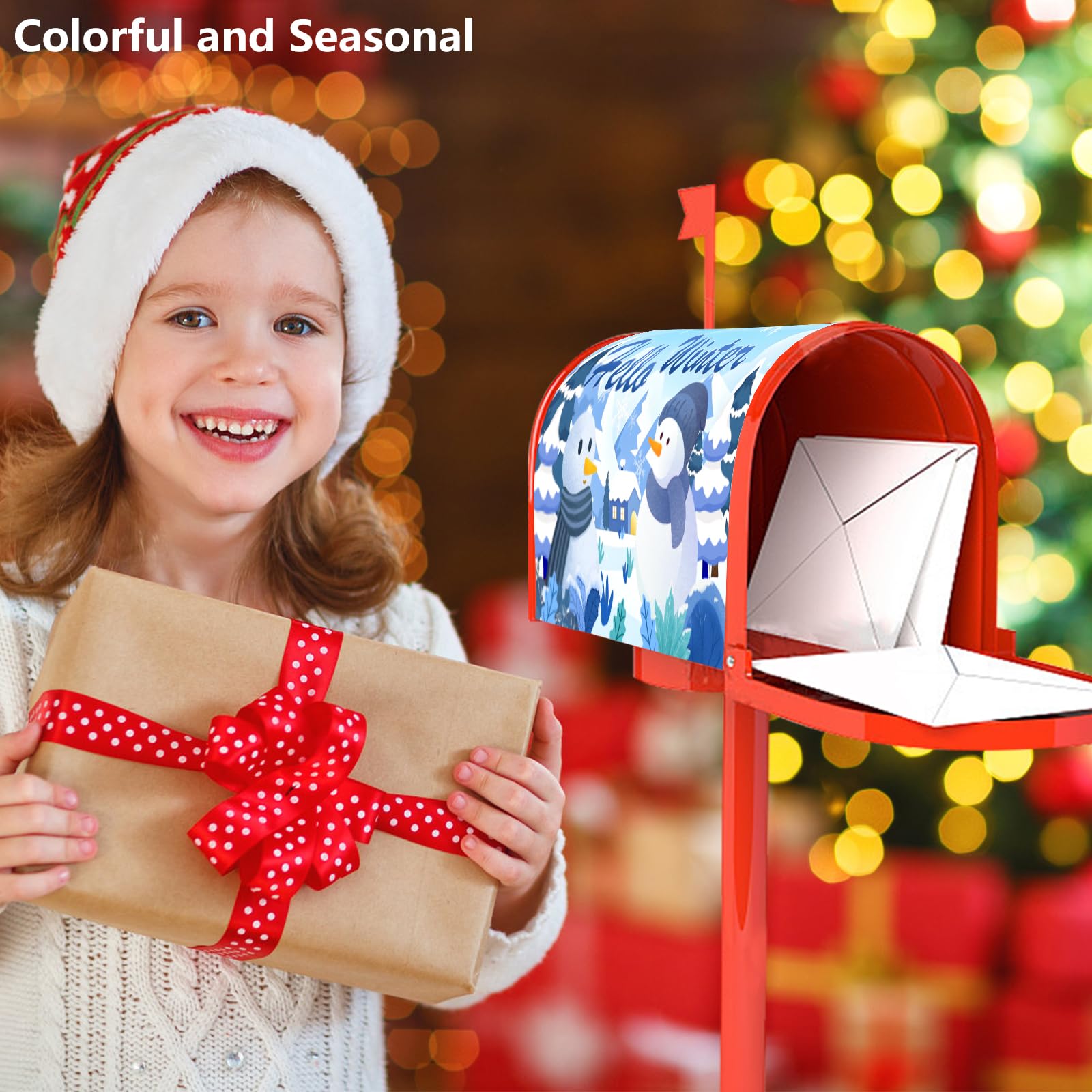 4 Pcs Seasonal Magnetic Mailbox Covers Decorations - Image 4