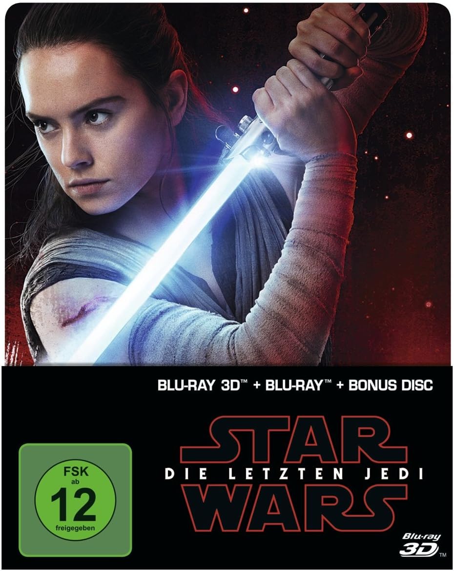 Star Wars: Episode VIII - Die letzten Jedi: Blu-ray 3D + 2D / Steelbook