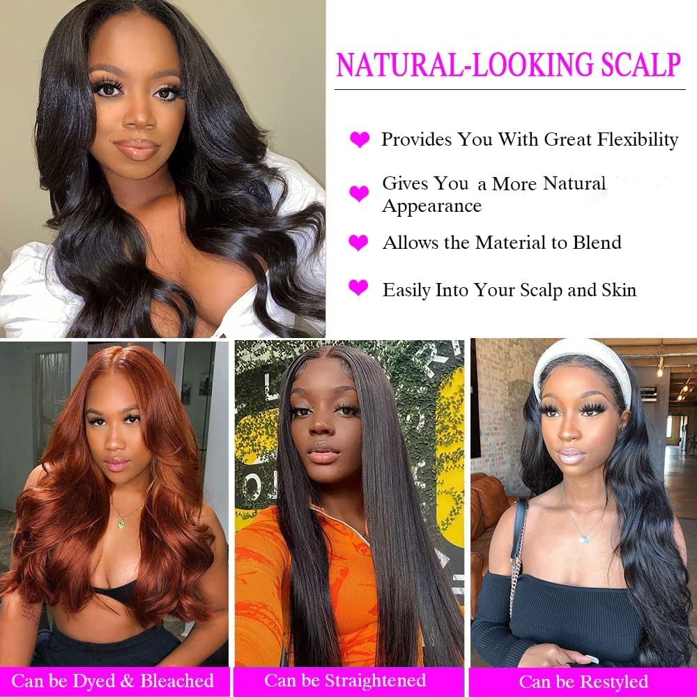 Straight V Part Wigs Human Hair Pelucas Mujer Pelo Natural Humano Para Mujeres NegrasNatural Color Peluca No Lacie Front Pelucas Cabello With Baby Hair (20 Pulgadas)