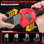 Pruning Shears Max 30mm Cutting Diameter Fit for Milwaukee 12V Battery Packs with LCD Display SK-7 Blade for Garden Tree Pruning(Battery not Included)