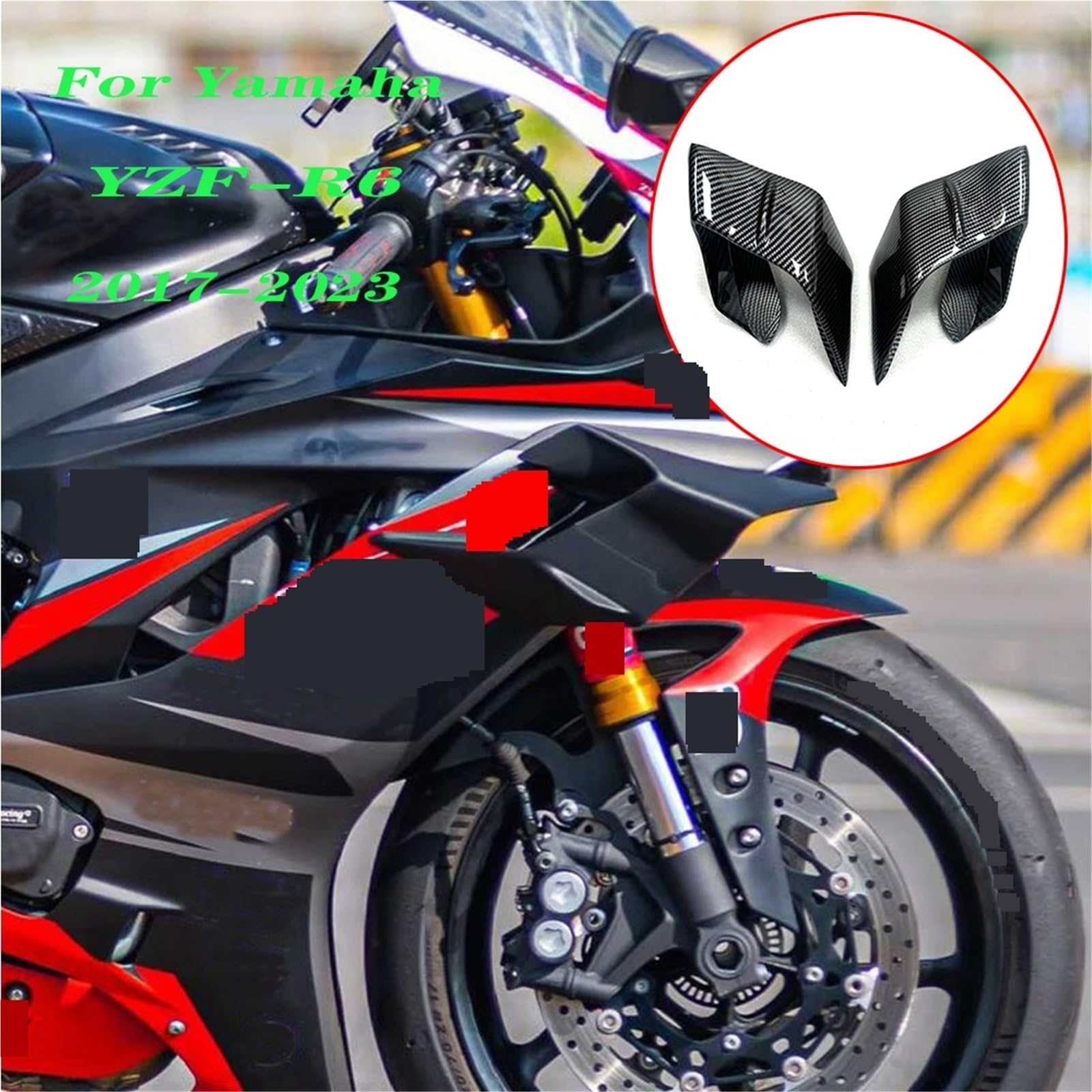 Wingletów Motocyklowych Do YZF R1 R1M 2015-2024