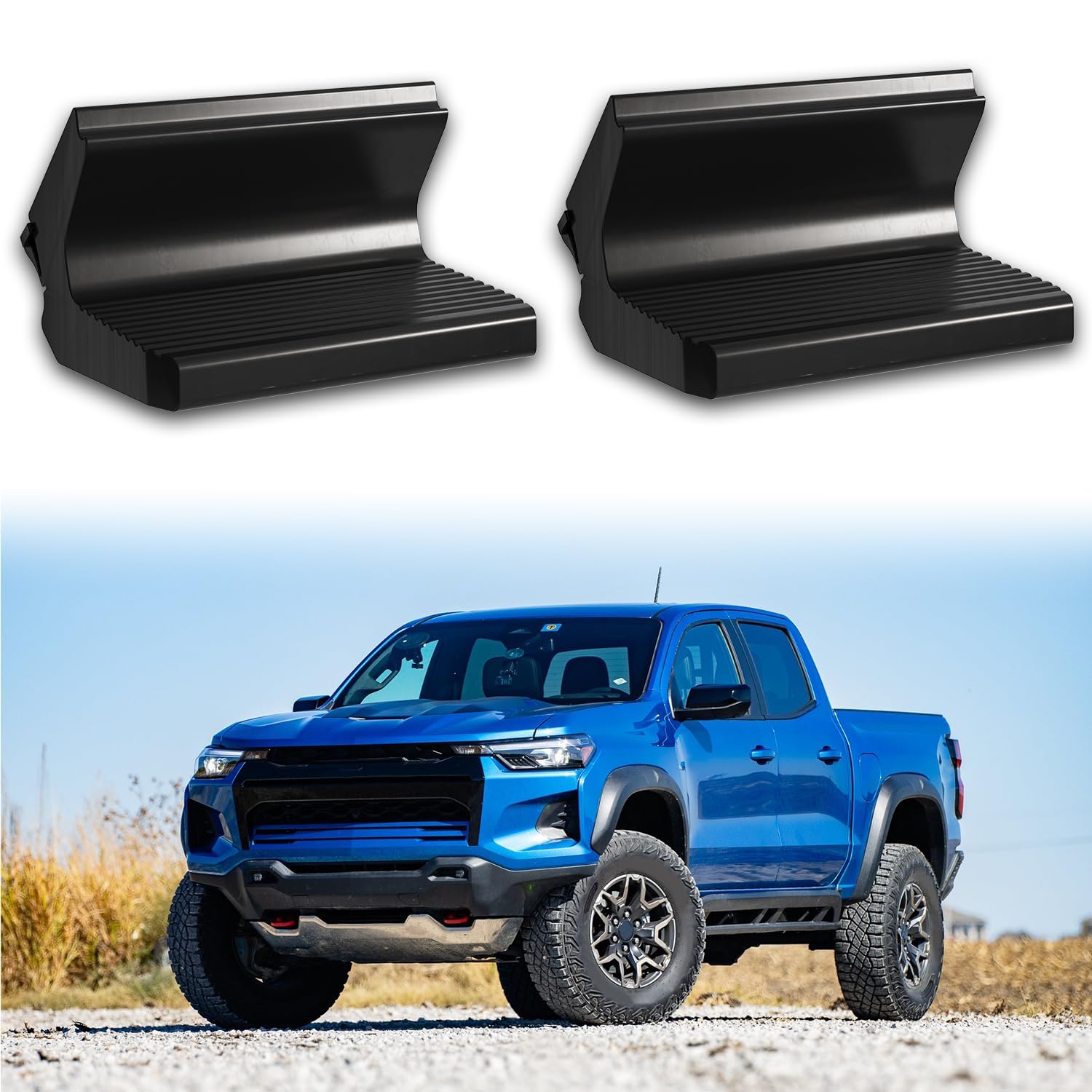 Photo 1 of Upgraded 2Pcs Snap-On Side Steps Compatible with Colorado ZR2 Gen3 (2023-2025) / Canyon AT4X Rock Sliders, No Tools Required