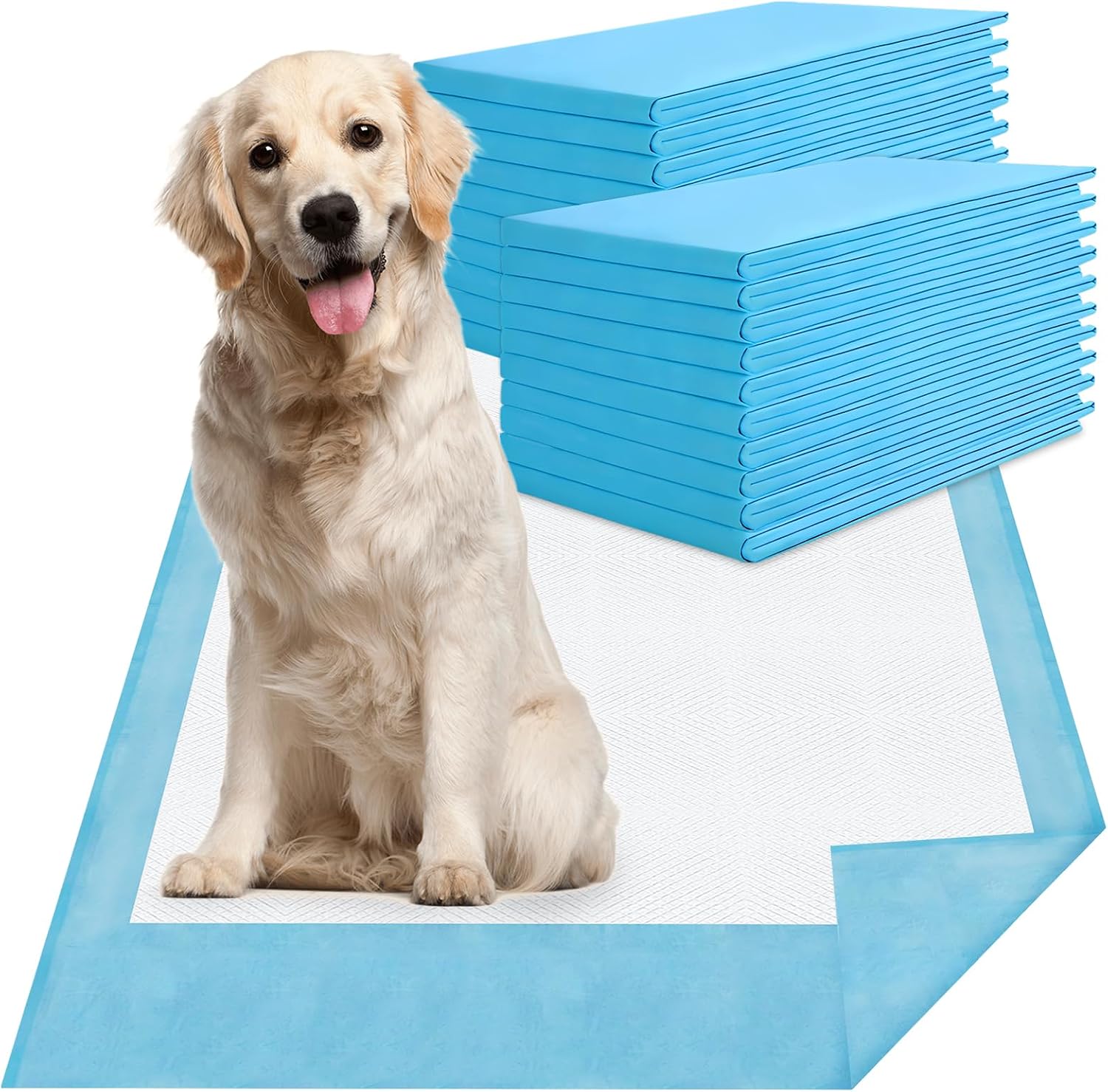 20 Pack Extra Large Dog Pee Pads, 57.4'' x 30'' Puppy Pee Pads