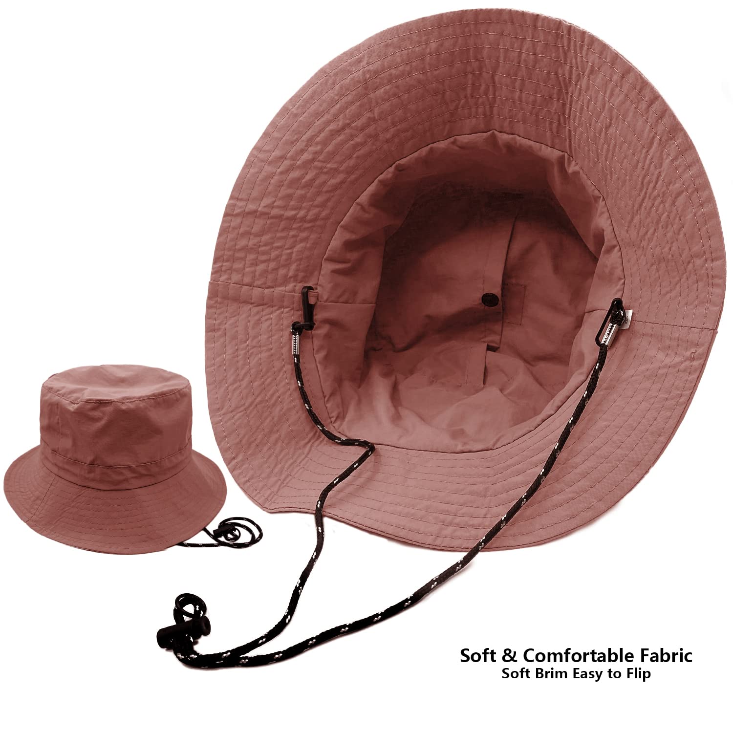 lifwimner Cappello da Pescatore Sole Donna Uomo Pieghevole Cappelli Estivo Impermeabile Safari per Pesca Esterno