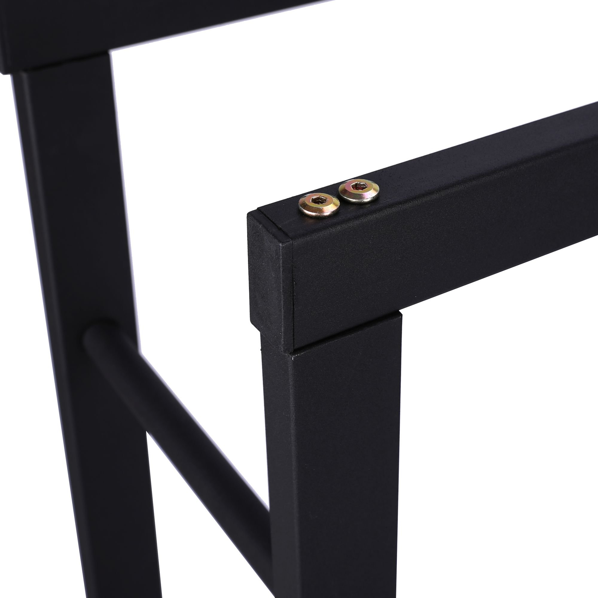 Zelsius Kaminholzregal | 40 x 25 x 100 cm - schwarz | Brennholzlager Metall, Kaminholzständer, Regal für Feuerholz, Kaminzubehör | Kaminholzregal für Innen und Außen