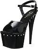 Pleaser ADORE-709 Blk Pat/Blk