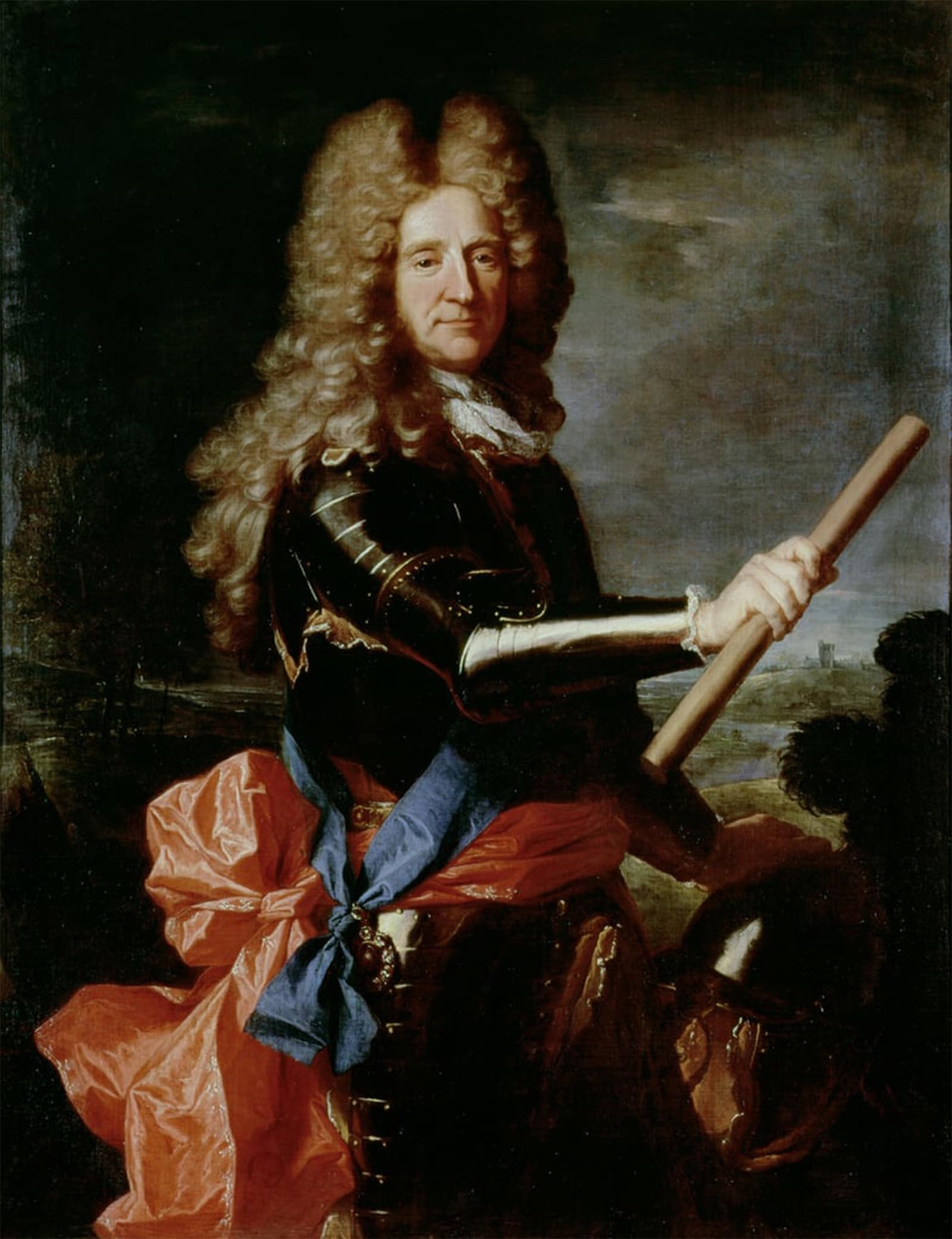 ARTXLXXBN Famous Print Painting Colorful Art Print William Bentinck Earl of Portland by Hyacinthe Rigaud Canvas Art Decorations for Home Decor 60x90cm