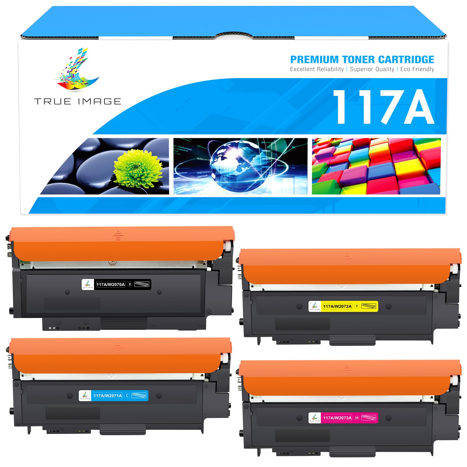 Tonerkartusche D&C Toner-Set kompatibel für HP Color Laser MFP 179fnw (117A) Schwarz, (Kompatibel für HP Color Laser MFP 179 fnw 117A), fng, Toner Cartridge