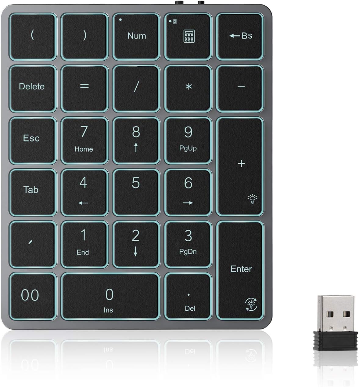Jelly Ergo Backlit Wireless USB Numeric Keypad