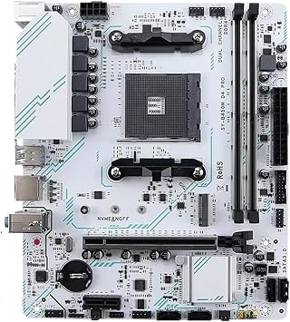 B450M Motherboard Dual-Channel DDR4 M.2 PCIE 3.0 NVME SATA3.0 Supports Ryzen 5600G for Desktop Gaming Computer Host
