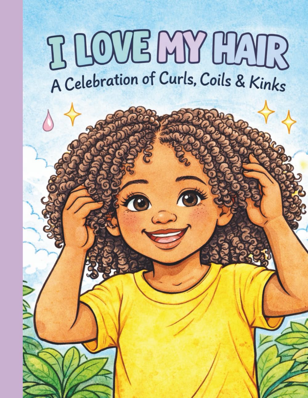 I Love My Hair: Coloring and Affirmations Book