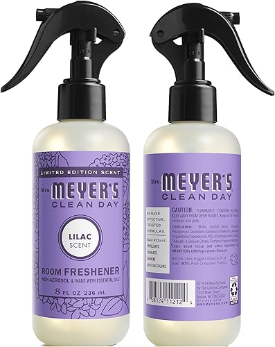Miniatura 17 de Mrs. Meyer's Clean Day - Ambientador en espray, atomizador sin aerosol infundido con aceites esenciales, albahaca, 8 onzas líquidas