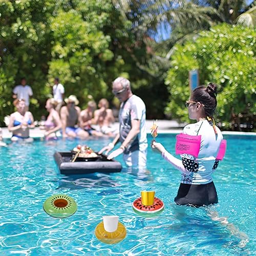 Miniatura 6 de Flotadores inflables para brazos, bandas para el brazo, anillos de natación, flotadores de tubo para adultos, verano, playa, flotador, fiesta,