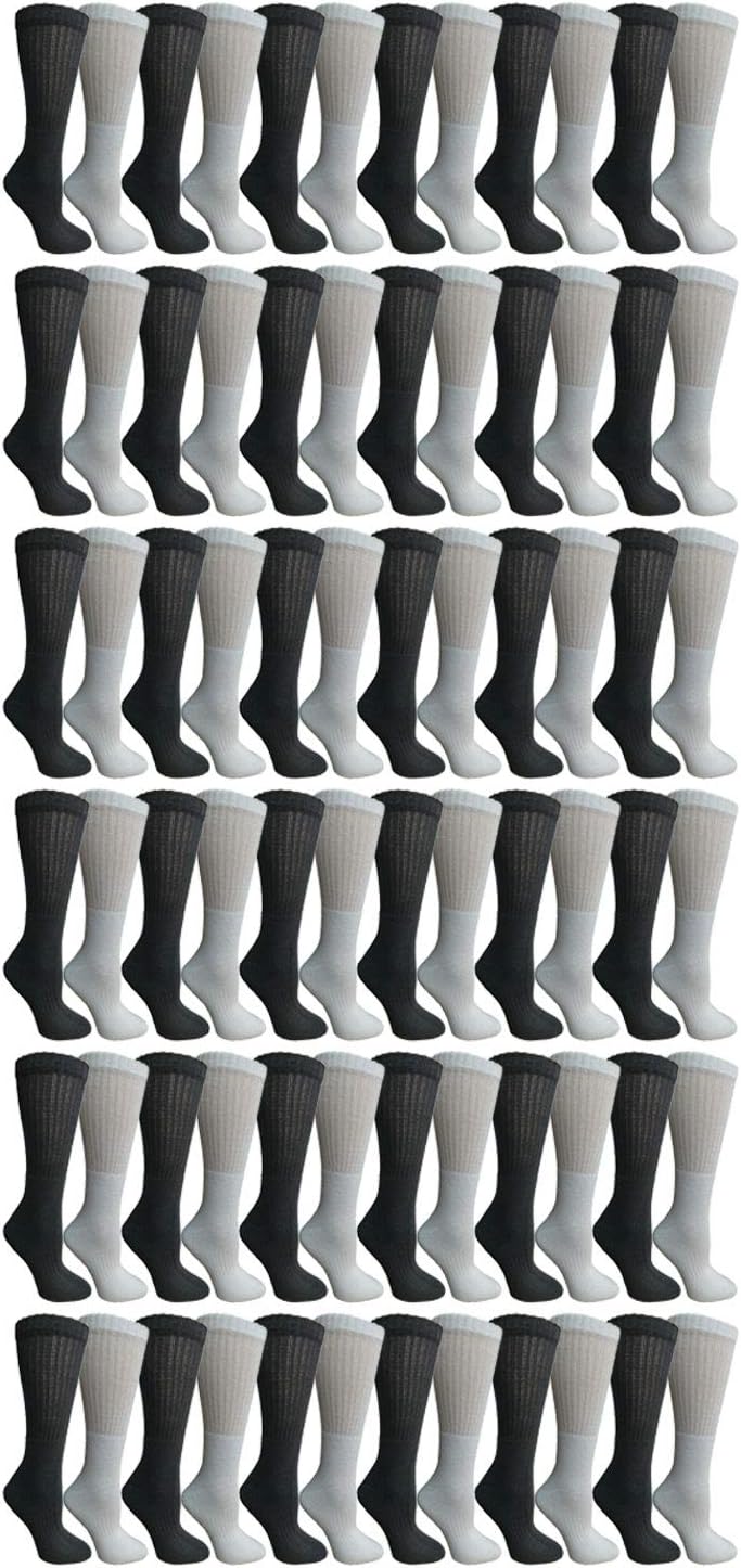 Yacht & Smith Womens Wholesale Bulk Sports Crew, Athletic Case Pack Socks