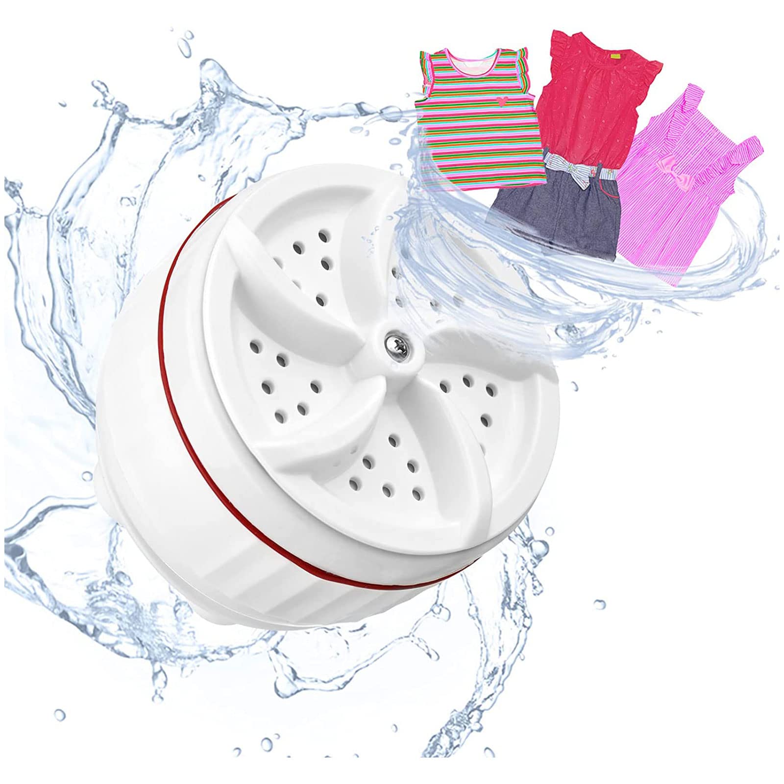Qusinfc Multicolor Portable Washing Machine Cleaning For Washer Travel Dorm Apartment Usb Auto S Sink