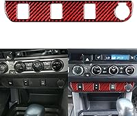Vista 14 de NVCNX Real Premium Fibra de carbono compatible con Toyota Tacoma 2016-2017 Accesorios Car Dash Bed Interruptor de luz Panel Panel Cubierta