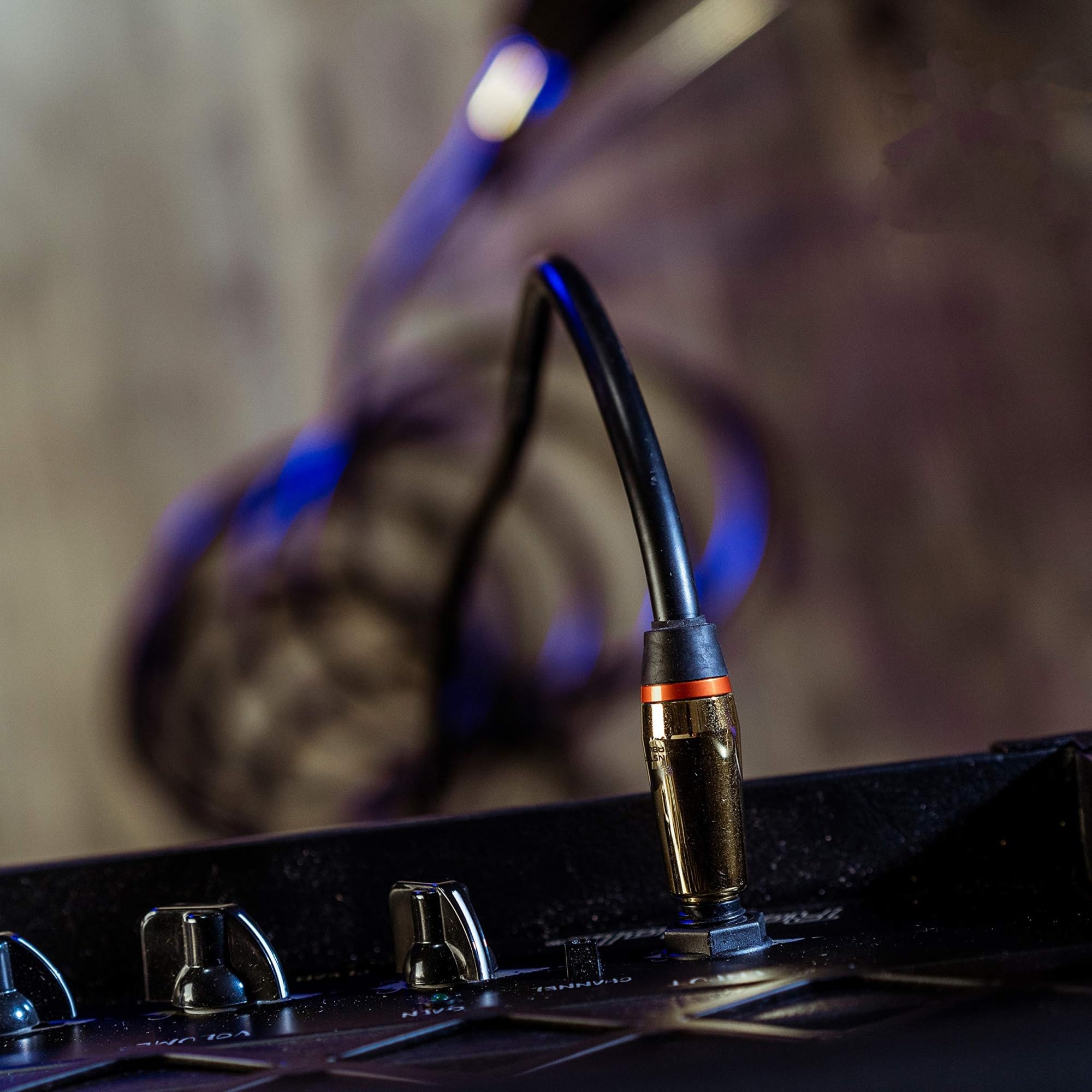 kabel audio do gitary Ręcznie Robiony Kabel Instrumentalny HIFI Kabel Do Gitary Elektrycznej Złącze Redukcji Szumów (Color : 6m)