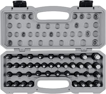 TEKTON 3/8 Inch Drive Impact Bit Socket Set, 40-Piece | SIB91301