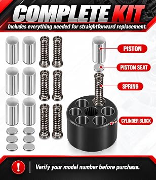 70723 Transaxle Cylinder Block Kit for Hydro-Gear ZT-2800/3100/3200/3400